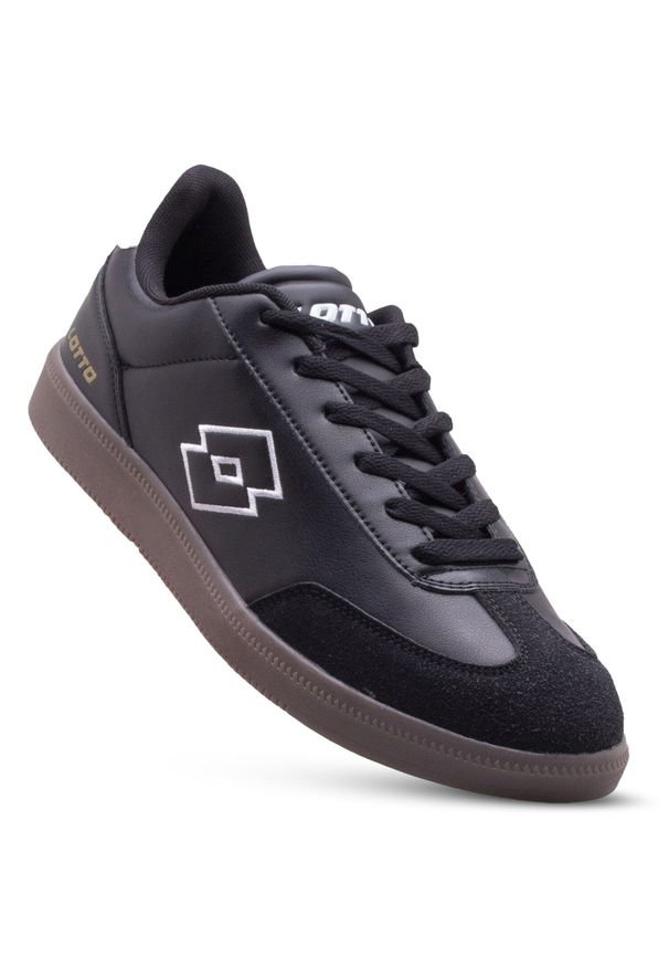 Buty sportowe LOTTO VINTAL sneakersy. Kolor: czarny. Sport: turystyka piesza