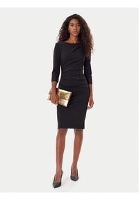 Rinascimento Sukienka koktajlowa CFC0126154003 Czarny Slim Fit. Kolor: czarny. Materiał: syntetyk. Styl: wizytowy #3