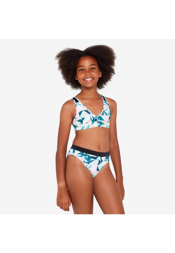 Decathlon - Dół kostiumu kąpielowego surfingowego dla dzieci Olaian 900 Buddy. Kolor: zielony