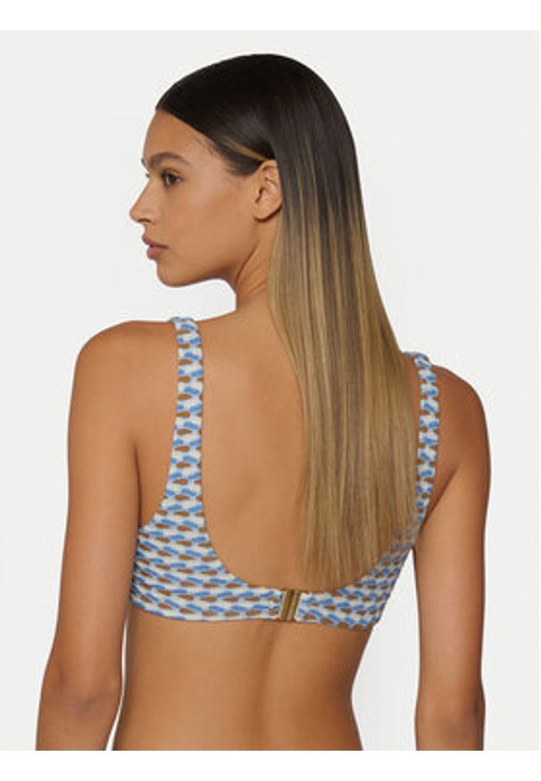 Seafolly Góra od bikini Mala 31467-230 Błękitny. Kolor: niebieski. Materiał: syntetyk