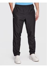 Lacoste Komplet kurtka i spodnie WH2661 Czarny Regular Fit. Kolor: czarny. Materiał: syntetyk #3