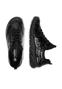 Rieker Sneakersy CEO-55073-01 Czarny. Kolor: czarny. Materiał: skóra #4