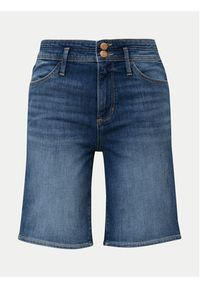 s.Oliver Szorty jeansowe 2140919 Niebieski Straight Fit. Kolor: niebieski. Materiał: bawełna