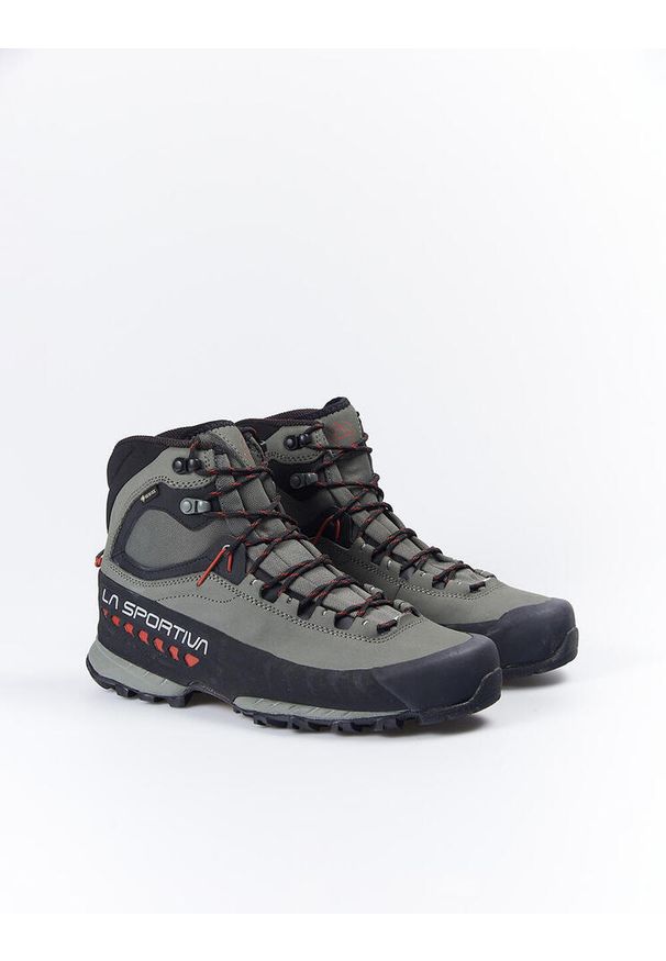 LA SPORTIVA - Buty trekkingowe męskie La Sportiva TX5 GTX. Wysokość cholewki: za kostkę. Kolor: szary. Materiał: zamsz, materiał, syntetyk. Szerokość cholewki: normalna