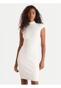 Marciano Guess Sukienka codzienna 4BGK0A 5661Z Beżowy Bodycon Fit. Okazja: na co dzień. Kolor: beżowy. Materiał: syntetyk. Typ sukienki: bodycon, proste. Styl: casual #1