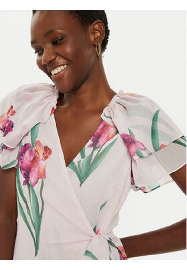 Ted Baker Sukienka koktajlowa 276317 Różowy Regular Fit. Kolor: różowy. Materiał: syntetyk. Styl: wizytowy
