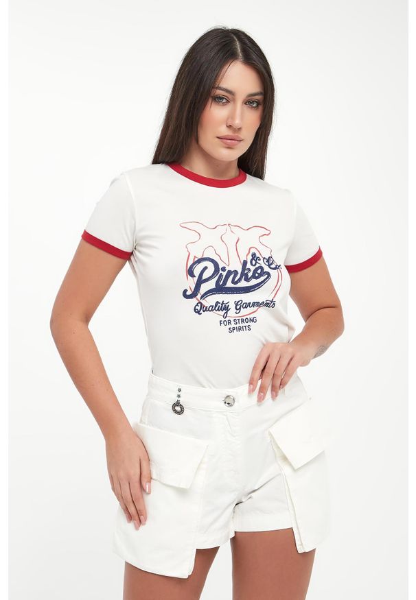 Pinko - T-shirt damski Imperia PINKO