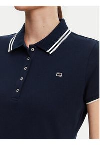 TOMMY HILFIGER - Tommy Hilfiger Sukienka codzienna WW0WW45532 Granatowy Regular Fit. Okazja: na co dzień. Kolor: niebieski. Materiał: bawełna. Typ sukienki: proste. Styl: casual