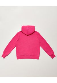 DSQUARED2 KIDS - Różowa bluza z kapturem Icon 4-12 lat. Typ kołnierza: kaptur. Kolor: wielokolorowy, fioletowy, różowy. Materiał: bawełna. Wzór: napisy. Sezon: lato. Styl: klasyczny