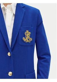 Lauren Ralph Lauren - LAUREN RALPH LAUREN Marynarka 200797305019 Niebieski Slim Fit. Kolor: niebieski. Materiał: bawełna #5