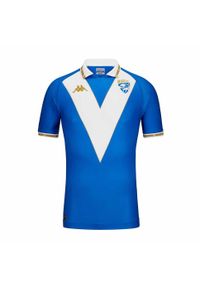 Kappa - Koszulka domowa Brescia Kombat Pro 2024/25. Kolor: wielokolorowy, niebieski, biały, żółty. Sport: piłka nożna #2