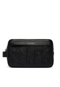 Calvin Klein Kosmetyczka Xl Emblem Aop Embo?Ss Dopp Kit LV04D1179G Czarny. Kolor: czarny. Materiał: skóra #1
