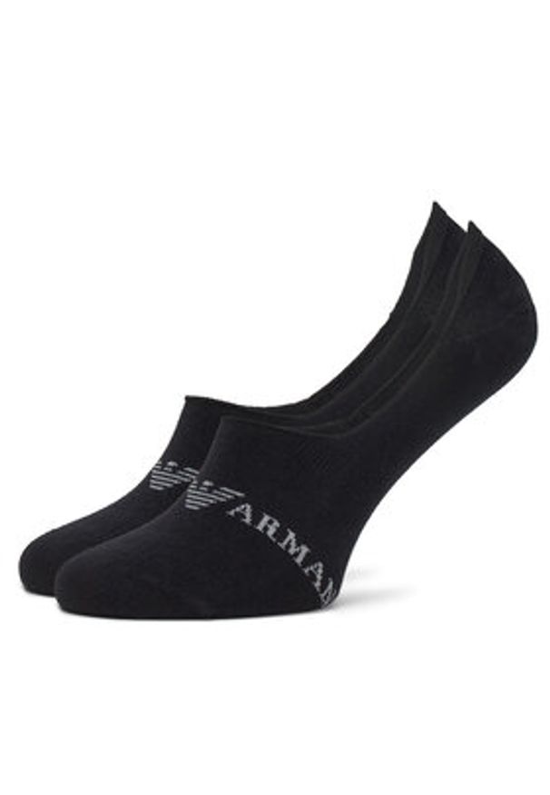 Emporio Armani Underwear Zestaw 3 par stopek męskich 306227 4F254 50620 Czarny. Kolor: czarny. Materiał: bawełna, materiał