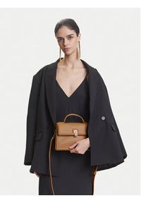 TOMMY HILFIGER - Tommy Hilfiger Torebka Th Eternity Mini Satchel AW0AW17176 Beżowy. Kolor: beżowy. Materiał: skórzane #3