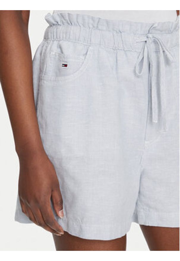 Tommy Jeans Szorty materiałowe DW0DW20360 Niebieski Regular Fit. Kolor: niebieski. Materiał: bawełna