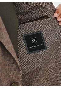 Pako Lorente - PAKO LORENTE – Szaro-brązowa marynarka męska. Kolor: szary, brązowy, zielony, wielokolorowy, beżowy. Materiał: poliester, elastan, wiskoza. Sezon: jesień #7