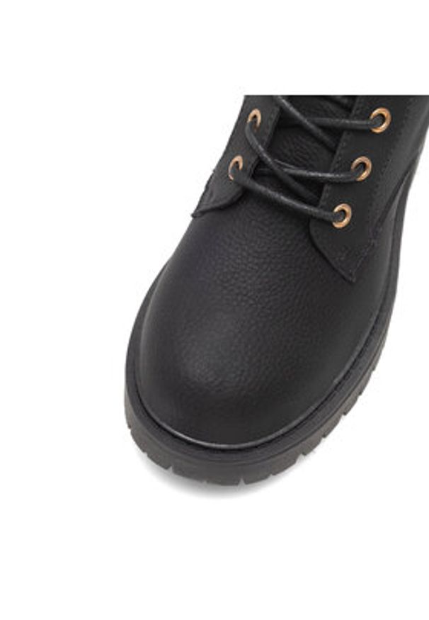 DeeZee Trapery Hermia H58022-1A Czarny. Kolor: czarny. Materiał: syntetyk