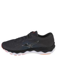 Buty do biegania męskie, Mizuno Wave Sky 6. Kolor: pomarańczowy, wielokolorowy, czarny, szary. Model: Mizuno Wave