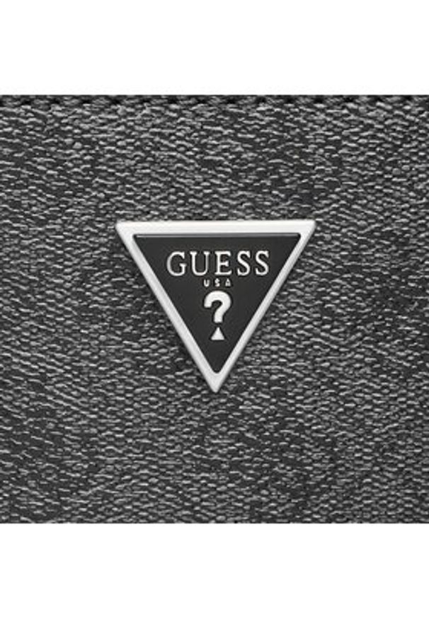 Guess Saszetka Vezzola Smart HMEVZL P3163 Czarny. Kolor: czarny. Materiał: skóra