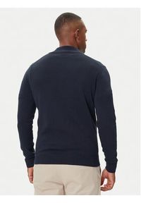 Aeronautica Militare Sweter 252MA1578UL00506 Granatowy Regular Fit. Kolor: niebieski. Materiał: bawełna #4