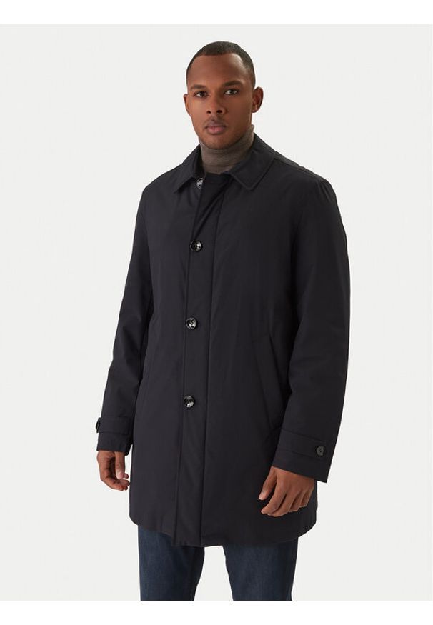 Bugatti Kurtka przejściowa 939911-99010 M Granatowy Regular Fit. Kolor: niebieski. Materiał: syntetyk