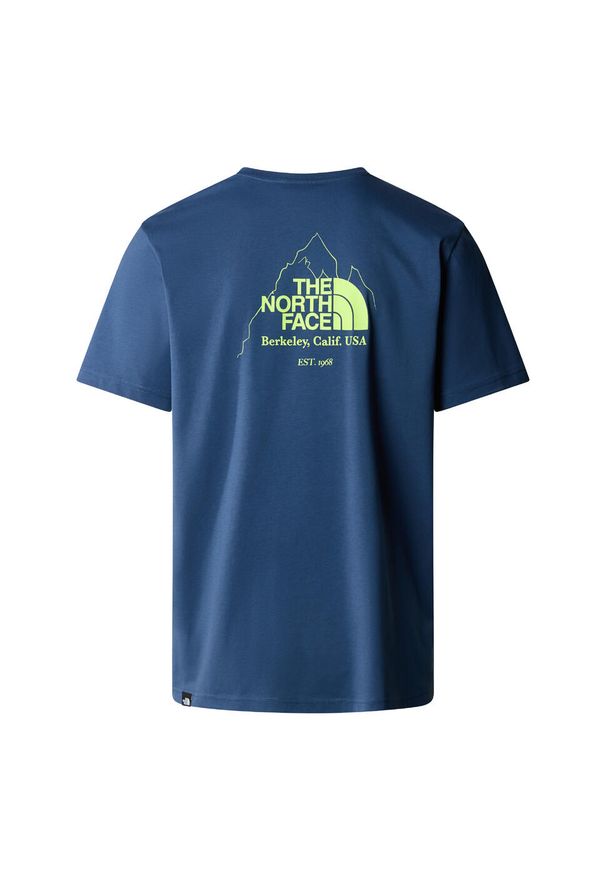 Koszulka Sportowa The North Face Biner Graphic. Kolor: niebieski