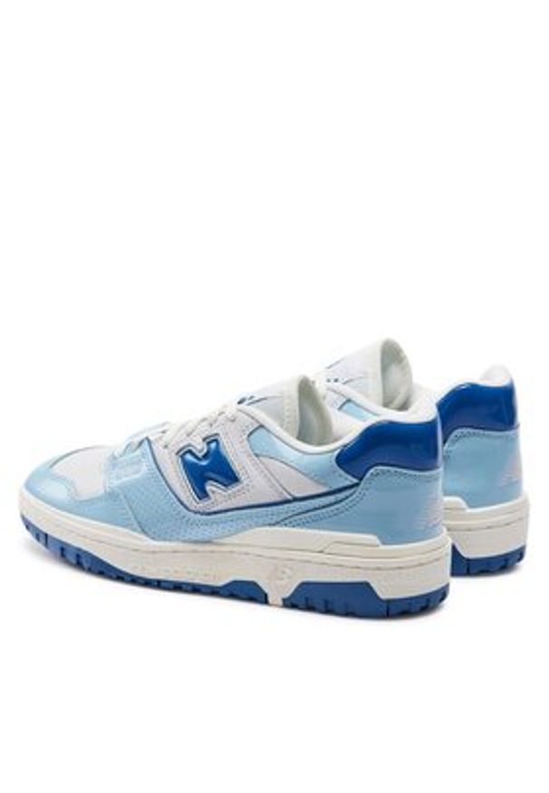 New Balance Sneakersy BB550YKE Niebieski. Kolor: niebieski. Materiał: skóra
