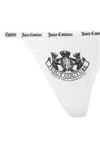 Juicy Couture Komplet 3 par stringów JCTTH225959 Kolorowy. Materiał: syntetyk. Wzór: kolorowy