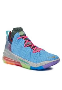 Nike Buty Lebron XVIII DM2813-400 Niebieski. Kolor: niebieski. Materiał: materiał