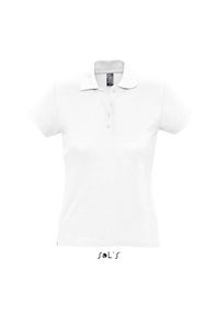 SOL'S - Polo Sol's Passion. Okazja: na co dzień. Typ kołnierza: polo. Kolor: biały. Styl: casual #1