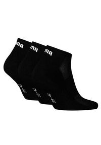 Puma Zestaw 3 par niskich skarpet unisex 938626 Czarny. Kolor: czarny. Materiał: bawełna, materiał