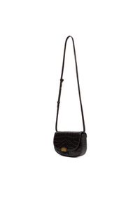 TOMMY HILFIGER - Tommy Hilfiger Torebka Party Le Mini Crossover Croc AW0AW18203 Brązowy. Kolor: brązowy. Materiał: skórzane #3