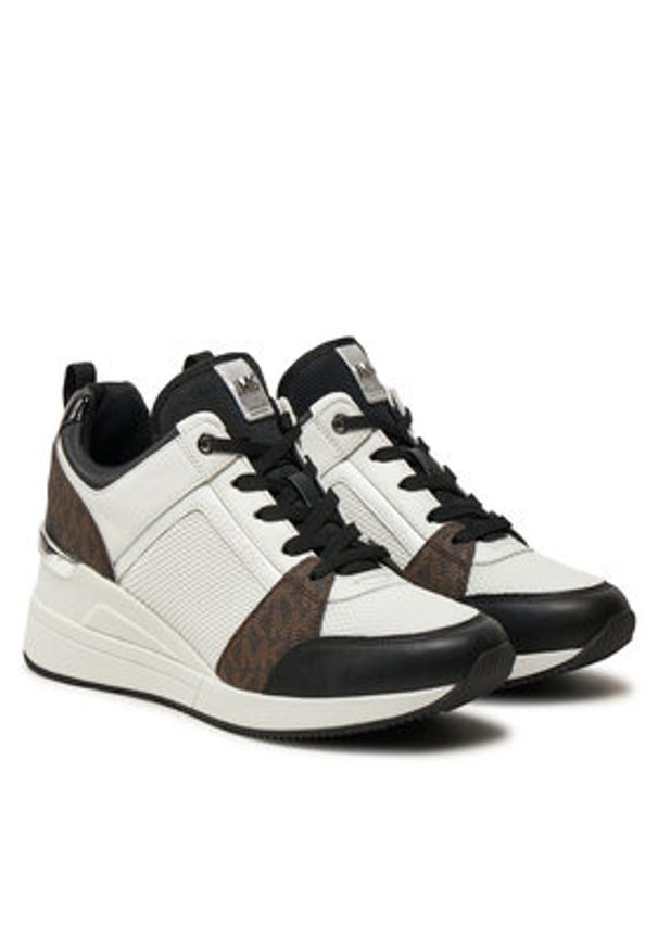 MICHAEL Michael Kors Sneakersy 43F4GEFS1D Brązowy. Kolor: brązowy. Materiał: skóra