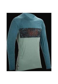 LEATT - Longsleeve rowerowy męski Leatt MTB Gravity 2.0. Kolor: wielokolorowy, niebieski, zielony. Materiał: jersey. Długość rękawa: długi rękaw