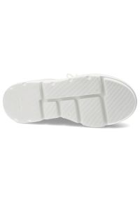CheBello - Srebrne Sneakersy Chebello Stylowe Obuwie Damskie Na Platformie. Okazja: na co dzień. Kolor: srebrny. Materiał: materiał. Szerokość cholewki: normalna. Wzór: aplikacja. Obcas: na platformie. Styl: elegancki #6