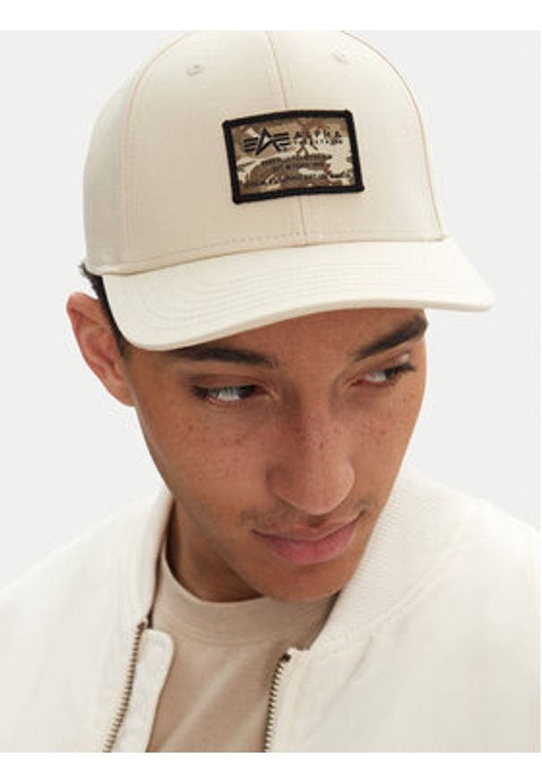 Alpha Industries Czapka z daszkiem Crew Camo 156903 Écru. Materiał: materiał, bawełna