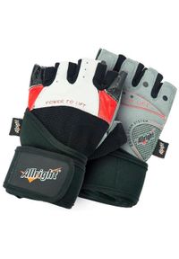 Rękawiczki kulturystyczne uniseks Allright Power. Kolor: wielokolorowy, czarny. Sport: fitness #1