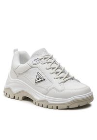 Guess Sneakersy Zaylin FLJZAY FAL12 Biały. Kolor: biały. Materiał: skóra