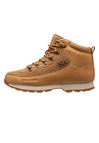 Buty zimowe damskie Helly Hansen THE FORESTER. Wysokość cholewki: za kostkę. Zapięcie: sznurówki. Kolor: beżowy, brązowy, wielokolorowy. Materiał: materiał, tkanina, syntetyk. Szerokość cholewki: normalna. Sezon: zima. Sport: turystyka piesza