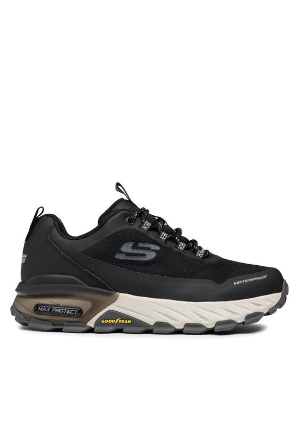 skechers - Skechers Sneakersy Fast Track 237304/BKGY Czarny. Kolor: czarny. Materiał: materiał