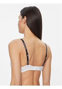 Calvin Klein Underwear Biustonosz z fiszbiną Lightly Lined Demi 000QF7219E Biały. Kolor: biały. Materiał: bawełna