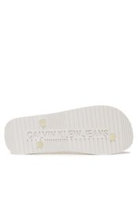 Calvin Klein Jeans Japonki Beach Sandal Logo YM0YM00656 Biały. Kolor: biały #7