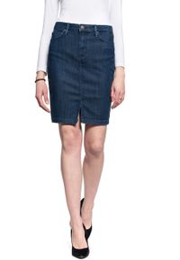 Lee - SPÓDNICA JEANSOWA LEE PENCIL SKIRT TONAL STONEWASH L38GMDLF. Materiał: jeans #4