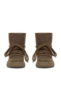 DeeZee Śniegowce DZ-AW08 Khaki. Kolor: brązowy. Materiał: materiał #7