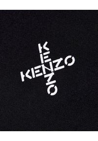 Kenzo - KENZO - Bawełniana sukienka Sport. Okazja: na co dzień. Kolor: czarny. Materiał: bawełna. Wzór: aplikacja. Typ sukienki: sportowe. Styl: sportowy #5