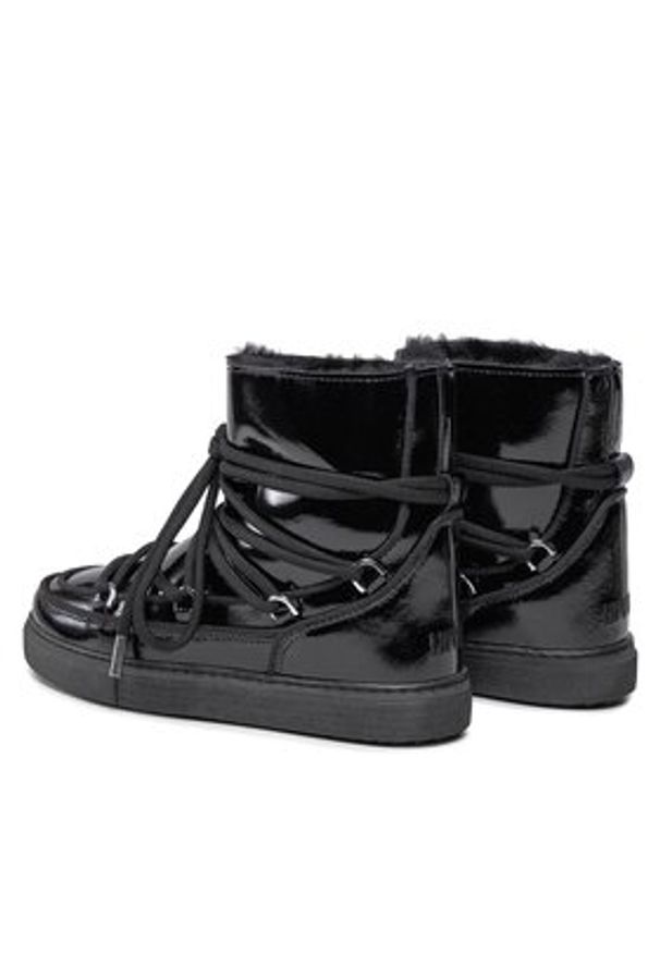 Inuikii Śniegowce Full Leather 75202-094 Czarny. Kolor: czarny. Materiał: skóra, lakier