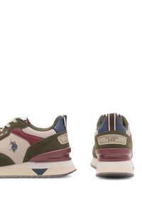 U.S. Polo Assn. Sneakersy BUZZY001M/CNU1 Khaki. Kolor: brązowy. Materiał: materiał #3