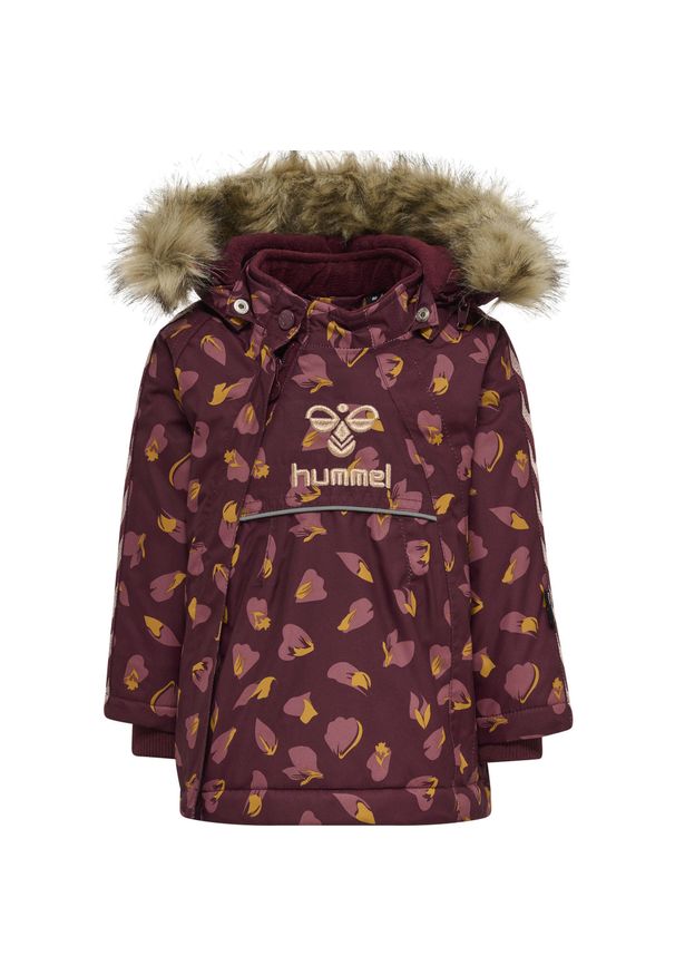Kurtka przeciwdeszczowa z kapturem dla dziewczynki Hummel Jessie Tex. Typ kołnierza: kaptur. Kolor: czerwony