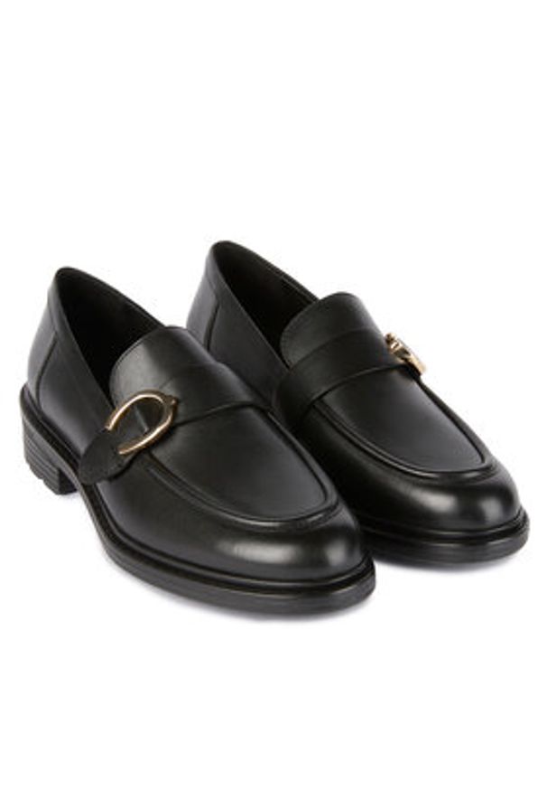 Geox Mokasyny D Walk Pleasure D46TGC 00043 C9999 Czarny. Kolor: czarny. Materiał: skóra