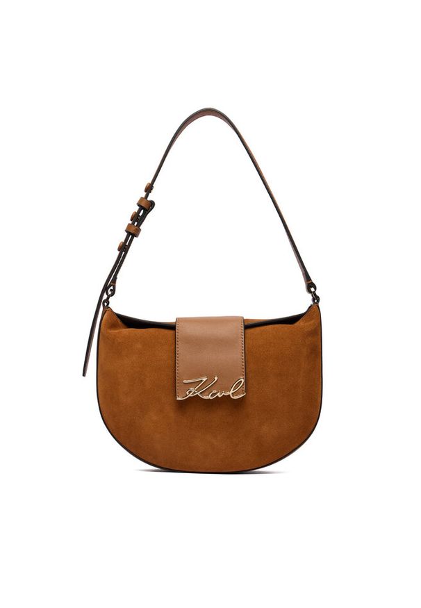 Karl Lagerfeld - Torebka KARL LAGERFELD. Kolor: brązowy